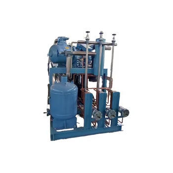 Unidad de compresión de tornillo industrial refrigerada por aire Unidad de condensación de nueva condición Características automáticas El núcleo es un motor refrigerador