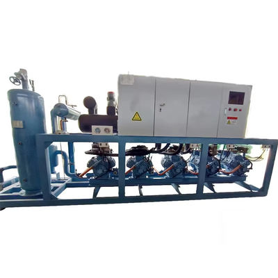 Personalización de la unidad de condensación refrigerada por agua de tornillo de gran capacidad y unidad de refrigeración industrial de múltiples compresores