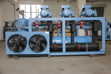 La unidad de refrigeración industrial durable azul adopta el refrigerante R22/R507