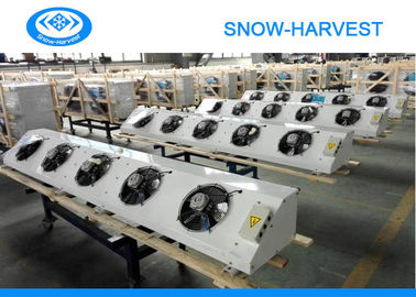 Frío eléctrico de la sala de aire refrigerador estructura compacta con el rotor externo ventilador evaporador de aluminio