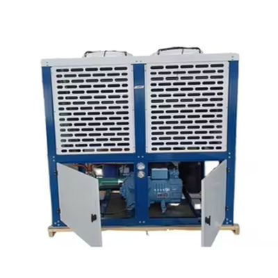 Unidad de congelador comercial refrigerada por aire Refrigerador Bitzer Bomba automática de núcleo motorizada Intercambio de calor Condensación Restaurante en el hogar